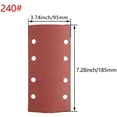 thumbnail image 2 of Sanding Sheet Sander Sandpaper Hook and Loop Pads 8 Hole 15pcs(240 Grits), 2 of 5