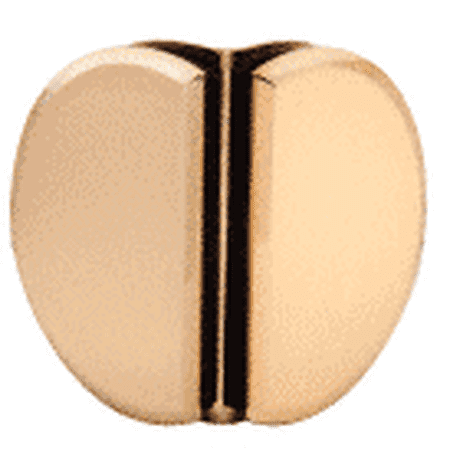 

CRL CL090BR Polished Brass Classique Series Glass-to-Glass Bracket
