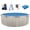 Gray, variant on Aquarian Phoenix Steel Outdoor Above Ground Swimming Pool Kit, Gray