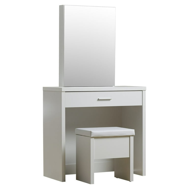Heitz vanity set with mirror outlet