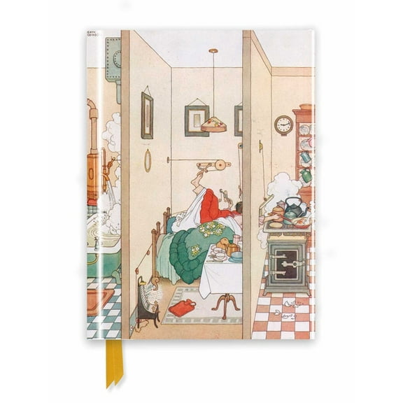 Flame Tree Notebooks: Heath Robinson: The Ideal Home (Foiled Journal) (Notebook / blank book)