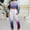 Purple, variant on FAMTKT Women's Tie Dye Sports Tracksuit 2 Piece Outfits, Casual Long Sleeve Pullover Shirts and Pants Set Sweatsuits