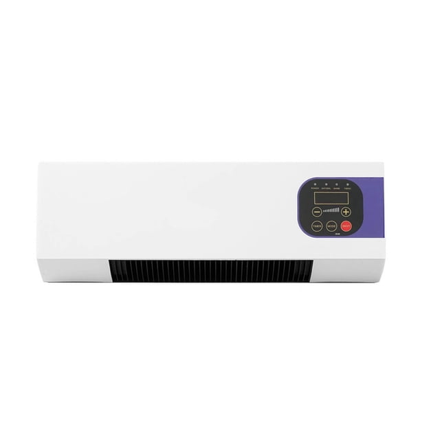 Wall Mounted Heater For Bedroom 1500 W Remote Control Ceramic Space Heater With Digital Display And 6 Hour Timer
