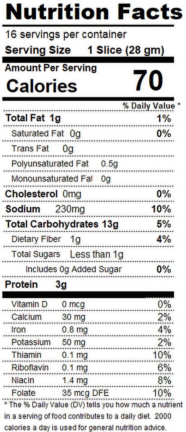 S.Rosens Rye with Caraway Seeds Bread, 16 oz. Fresh Loaf