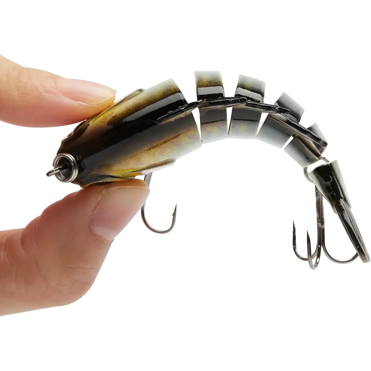 Multi-Joint Fishing Lure Set- Slow-sinking Realistic Swimming Bait, Freshwater and Saltwater Wiggling Bait,Vibrant Multi-Color Lures Bluegill,imitation Fishing Bait Suitable for All Kinds of Fish