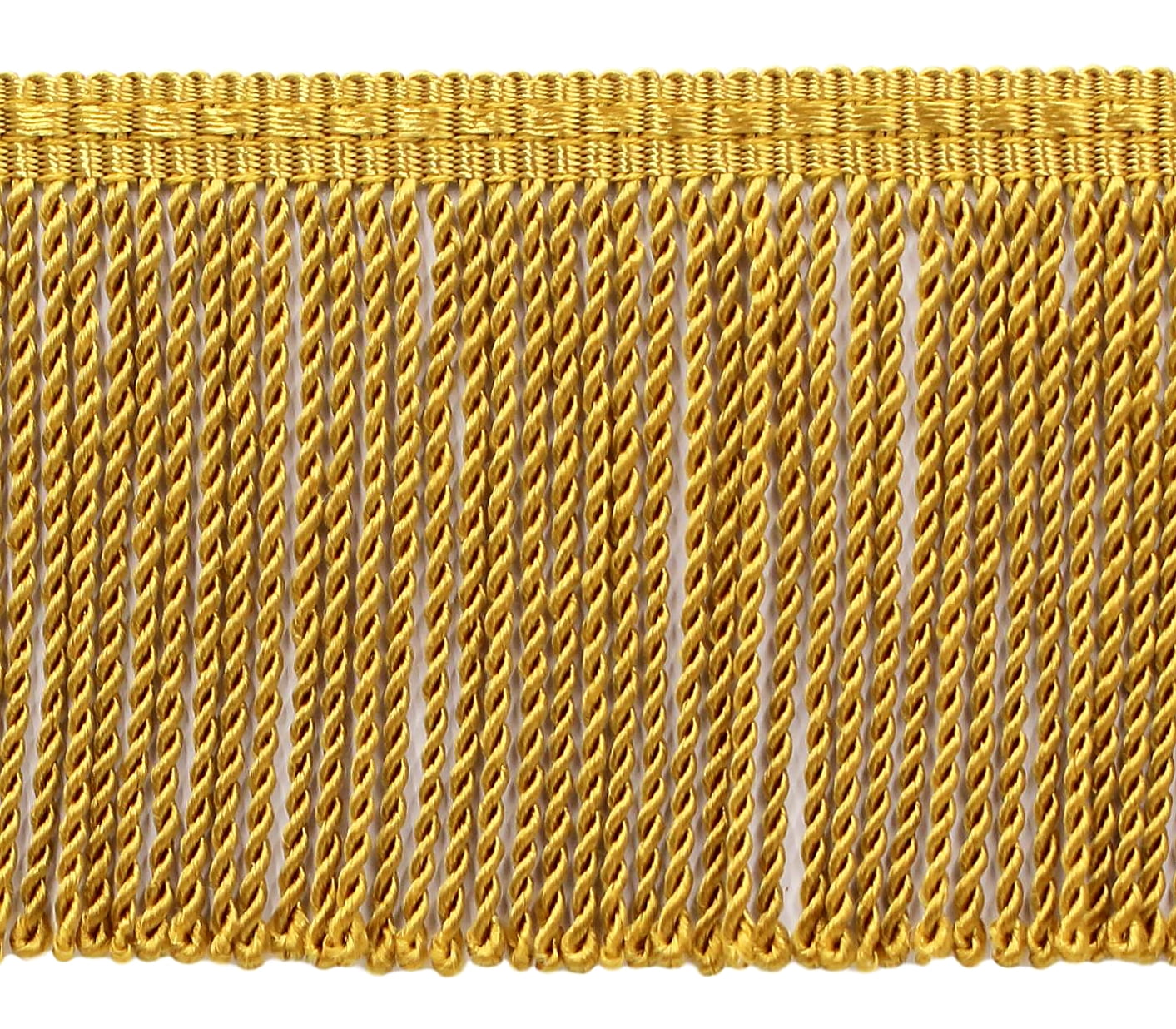 3 Inch long Old Gold Thin Bullion Fringe Trim, Style BFTC3 Color D05
