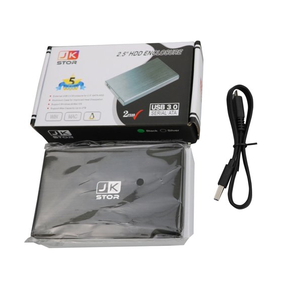 (JKStor) :External USB 3.0 Portable 2.5" SATA External Hard Drive (2 Years Warranty)