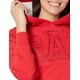 thumbnail image 3 of Sudadera GAP Logo Sherpa con capucha, moderna, color rojo XL, 3 of 4