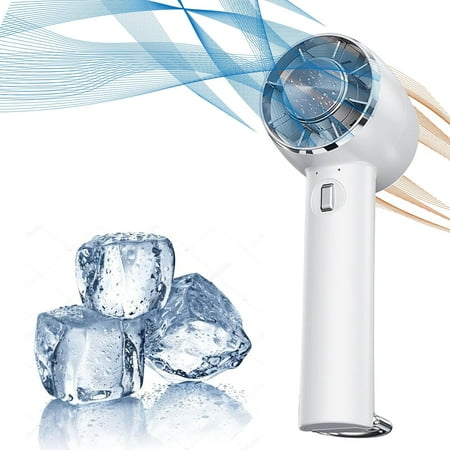 

Ice Cooling Handheld Fan Refrigerating Ice Cooling Pad Built-in Mini Turbine Portable Air Conditioner Fan