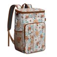 thumbnail image 1 of Aesthetic Botanical Garden Print Backpack Cooler - 20L High Capacity, Great for Outdoor Enthusiasts, 1 of 3