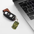 thumbnail image 6 of Goofa Lemon Fruits Flowers Leaves Printed Rectangular Metal Keychain Bag Charm Floral Charm for Purse Keys Metal Keyring Gift for Women Accessories, 6 of 7