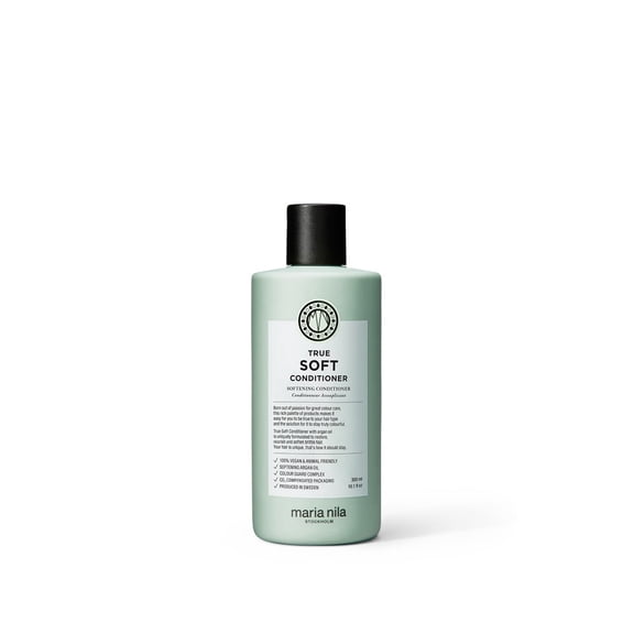 Maria Nila True Soft, Conditioner 10.1 Fl Oz, For Dry Hair, Argan Oil Remoisturises & Reduces Frizz, 100% Vegan & Sulfate/Paraben free