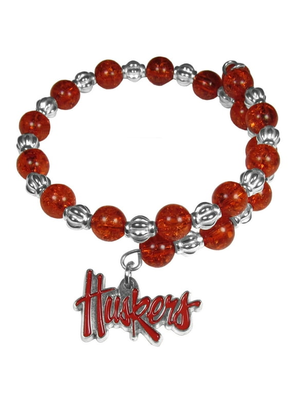 Women's Nebraska Huskers 400 Degrees Beaded Bracelet