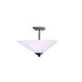thumbnail image 1 of Design House 577395 Torino Semi Flush 2-Light Fixture, Brushed Bronze, 1 of 1