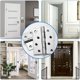 thumbnail image 2 of 2 piezas pesadas Bisagra de puerta de servicio, bisagra exterior de acero inoxidable, bisagras de puerta de madera, bisagras de acero inoxidable, conectores para el hogar, herrajes para muebles del ho, 2 of 5