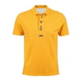 thumbnail image 5 of Men's Classic Polo Shirt Short Sleeve Traditional Front Button Loose Fit Casual Summer Top, 5 of 5