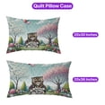 thumbnail image 5 of Happy Mother's Day Best Exotic Shorthair Mom Ever Quilt Pillowcase Cat Lover Kitten Owner Gifts Throw Pillow Cover Bed Home Decor - 03002, 5 of 5