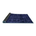 thumbnail image 2 of Ahgly Company Indoor Square Abstract Blue Modern Area Rugs, 8' Square, 2 of 4