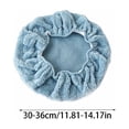 thumbnail image 3 of Gumesh 2-Pack Stool Covers Round, Elastic Bar Stool Covers Washable Stool Cushion Slipcover Stretchy Bar Chair Seat Cover for 12-14 Inch Chair, Blue, 3 of 6