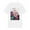 White, variant on unisex short sleeve T-shirt Graphic print Modest crewneck shirt tops Comfort Regular Basic Tees Black S