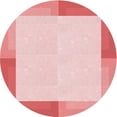 thumbnail image 1 of Ahgly Company Machine Washable Indoor Round Transitional Pink Area Rugs, 3' Round, 1 of 7