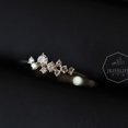 thumbnail image 2 of Anillos de hoja de circón de Plata de Ley 925 auténtica de oro de 14k para mujer, joyería de diseñador de lujo para boda, artículos al por mayor, 2 of 2