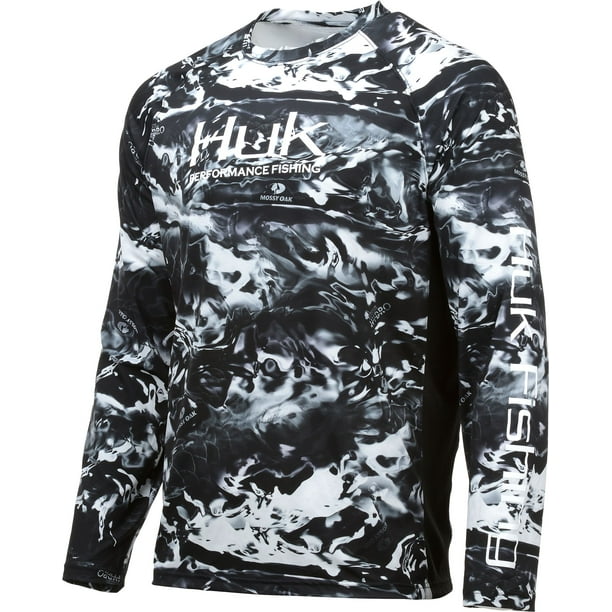 Huk Huk Pursuit Camo Vented Long Sleeve Fishing Shirt