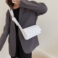 thumbnail image 1 of AMERTEER Designer Female Handbag Solid Color Padded Quilted Crossbody Bag Portable Travel, 1 of 8