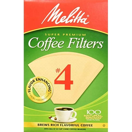 Melitta 4 Cone Coffee Filters Natural Brown 4 100 Count Walmart Canada