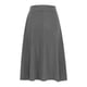 thumbnail image 5 of Faldas Umfun para mujer, lisas, elásticas, de cintura alta, línea A, plisadas, con dobladillo suelto, básicas, informales, versátiles, maxifalda midi, color caqui, talla 2XL, 5 of 5