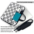 thumbnail image 2 of Lsque Happy Soccer Pattern Laptop Bag – Portable & Slim Single-Shoulder Computer Case with Adjustable Strap, Protective, Lightweight for 13”/14”/15.6” Laptops, 2 of 8