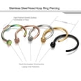 thumbnail image 4 of 4pcs Simple False Nose Ring Electroplated Jewelry Stainless Steel Nose Pin, 4 of 5