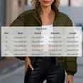 thumbnail image 3 of Smupbvky Women Cropped Puffer Jacket Lightweight Quilted Zipper Coat Stand Collar Winter Warm Bubble Outerwear (M, Army Green), 3 of 7