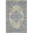 thumbnail image 3 of Nourison Grafix Persian Ivory/Pink 3' x 5' Area Rug, (3x5), 3 of 9