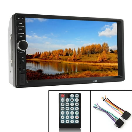 Touch Lcd Screens - Car Player, Double Din Car Stereo 7'' bluetoo th CD Player, Car Stereo Systems, 7'' In Dash LCD HD bluetoo th Touch Screen Car Stereo Radio MP3 Player AUX