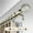 Gold, variant on 1 in. Wicker Curtain Rod with 160 to 240 in. Extension, Satin Nickel