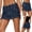 Blue, variant on BUIGTTKLOP High Stretchy Denim Cargo Skort for Women High Waist Casual Mini Jean Skirt Shorts with Pockets