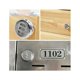 thumbnail image 4 of CHAO (gabinetes de madera de 1-20 mm) Cerradura de combinación codificada para cajones de gabinetes Cerradura mecánica No. Combinación de 3 dígitos de aleación de zinc, para buzones de cajones de gabi, 4 of 5
