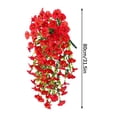thumbnail image 2 of Artificial Flowers For Outdoors UVs Resistants Mornings Glorys Flowers Vines Fake Flower Outside Decroation For Wedding Porch Patio Balcony Planter Yard Garden, 2 of 6