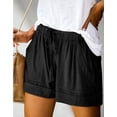 thumbnail image 3 of Shorts for Women Casual Summer Drawstring Elastic Waist Comfy Running Shorts Beach Athletic Shorts Alsol Lamesa, 3 of 5