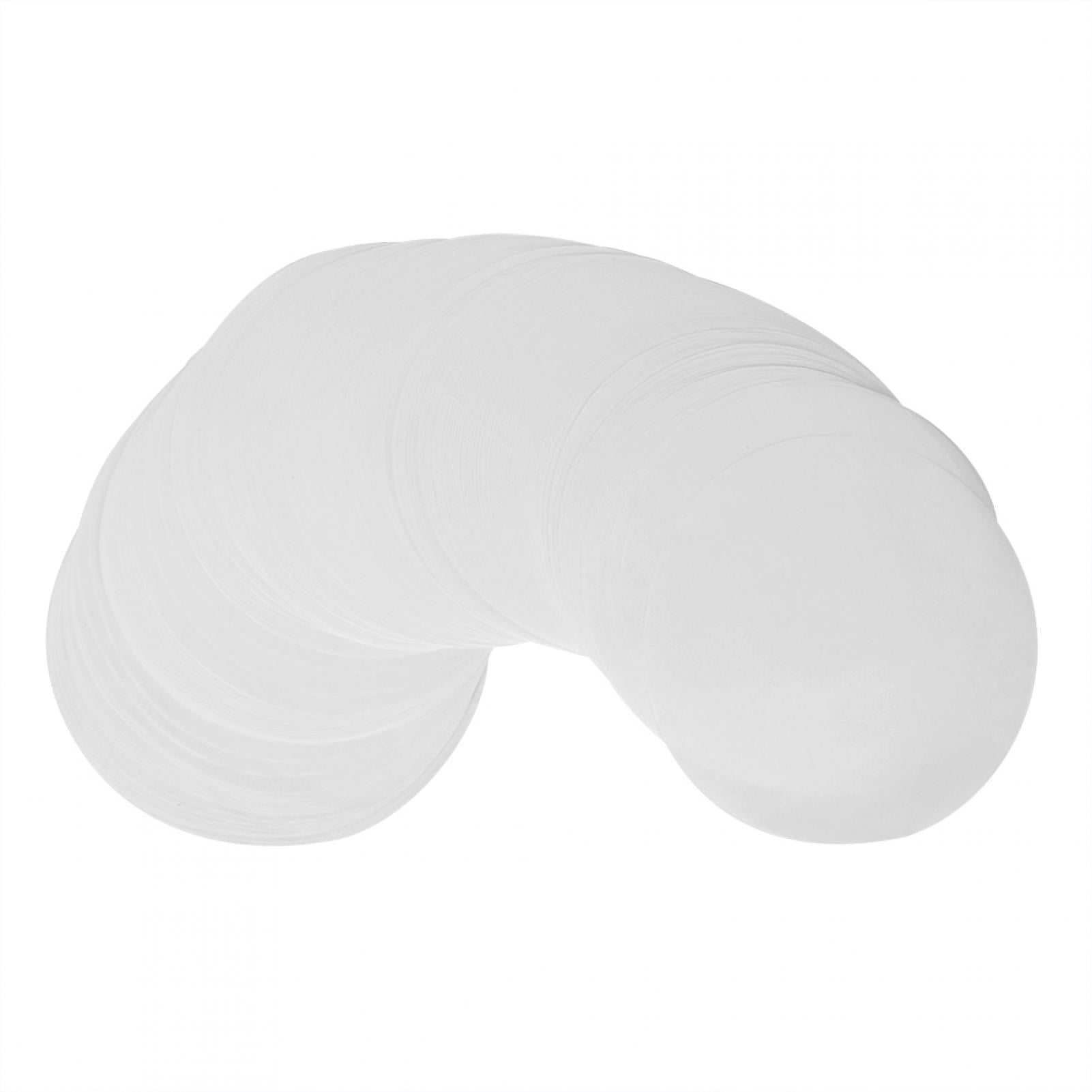 BIMZUC 500Pcs Round Parchment Paper Sheets 9.8 inches / 25 cm, Waterproof Non-Stick Perforated Baking Oil Paper for Barbecue, Oven, Air Fryer, Bamboo Steamer, Kitchen Cooking Tools, White