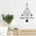 thumbnail image 3 of 1 pieza de pegatinas de pared extraíbles con diseño de árbol de Navidad, vinilo artístico para decoración de ventanas del hogar, 3 of 5