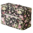 thumbnail image 2 of Boho Floral Sewing Machine Cover Quilted Fabric Dust Cover with Pockets for Most Standard Sewing Machines and Accessories,Sewing Machine Cover Pocket Craft Room Sewings Organizer (16.9*9.4*13.3In), 2 of 3