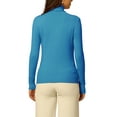 thumbnail image 3 of MODA NOVA Junior's Pullover Sweater Top Long Sleeve Turtleneck Knit Tops, 3 of 5