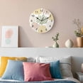 thumbnail image 3 of Wall Clock Sage Green Yellow Coral Clocks PVC Silent Non-Ticking Battery Operated Decorative Ocean Marine Life Round Clock for Home Living Room Kitchen Bedroom Office School Wall Decor 10 Inch, 3 of 9