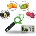 thumbnail image 2 of Rebanador de aguacate 3 en 1 - Pelador cortador de aguacate con hoja de acero inoxidable y mango de silicona Fason ZYY-2684, 2 of 5