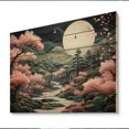 thumbnail image 2 of Designart "Zen Garden Asian Painting VIII" Asian Print on Natural Pine Wood, 2 of 5