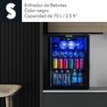 thumbnail image 2 of Frigobar Refrigerador Enfriador Bebidas Acero Inox 70l 2.5ft, 2 of 5