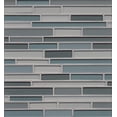 thumbnail image 1 of Bedrosians Manhattan Linear Glass Mosaic 12" x 13", Hudson (10-Pack, 10.83 SF), 1 of 1