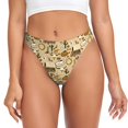thumbnail image 1 of Balery Wild West Cowboy Tangas de Algodón para Mujer con Estampado – Ropa Interior Sexy, Transpirable, G-string-XX-Large, 1 of 1